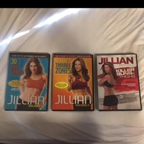 Three Jillian Michaels Workout DVDs