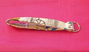 Purple Paris Wristlet