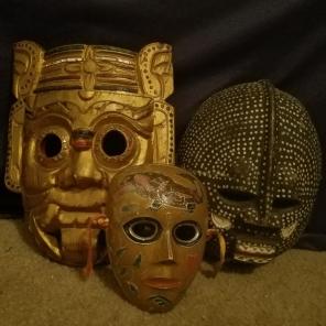 Set of 3 Vintage and Rare Foreign Masks