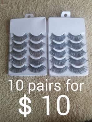 10 pairs of stunning lashes