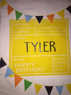 Birthday Bag - Personalized