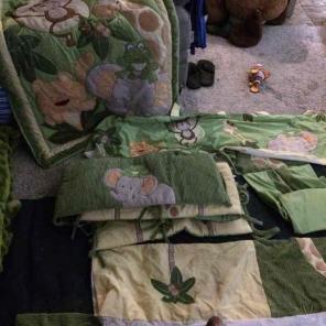 5 piece safari nursery set
