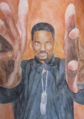Will Smith watercolor painting