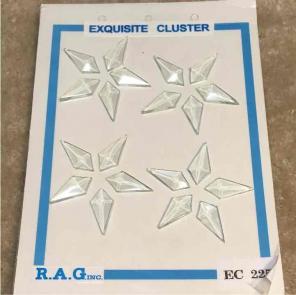 Beveled stars - set of 4