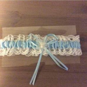 Bridal garter blue