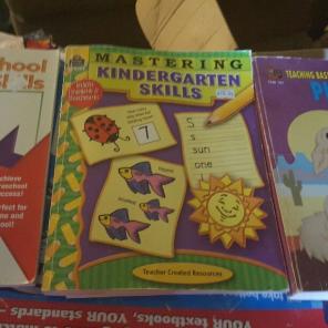 Pre k to k workbooks