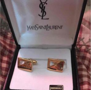 Yves Saint Laurent cufflinks