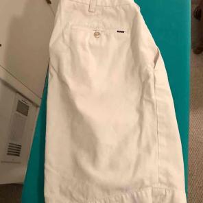 White cap polo Ralph Lauren shorts