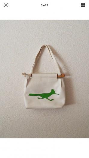 Vintage Roadrunner Hippie Slat Bag