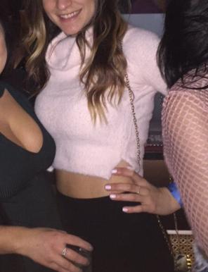 Pink Crop Turtleneck
