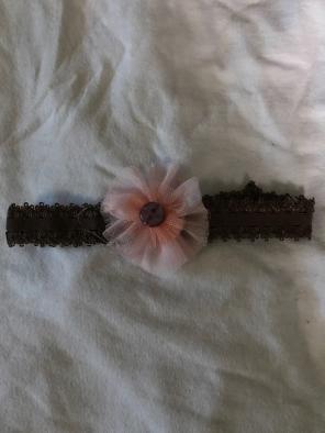 Brown And Pink Headband
