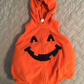 6-9mos Carters Pumpkin Costume