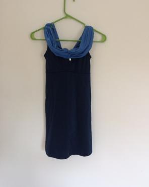 Girls Medium Adult Blue Solo Costume