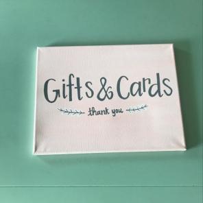 Thank You Gift & Cards Sign