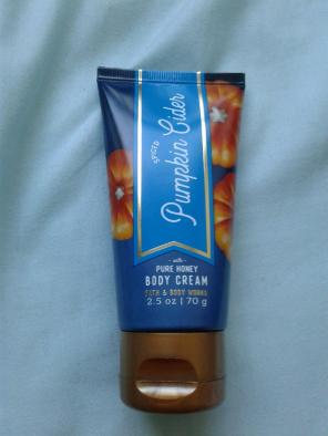 spiced pumpkin cider body cream
