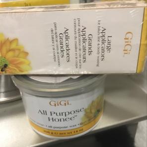 Gigi All Purpose Honed Wax & applicators