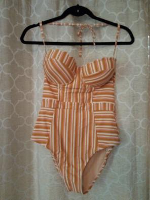Lauren Conrad swimsuit onepiece scallops