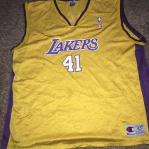 Glen Rice Lakers Jersey Champion