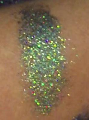 ' BLIMEY LIMEY'. Cosmetic GLITTER