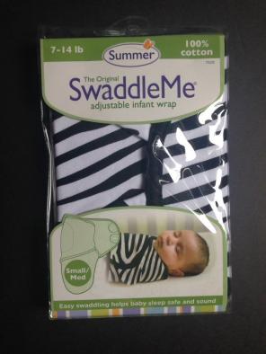 Swaddle Me Unisex Zebra Print S/M