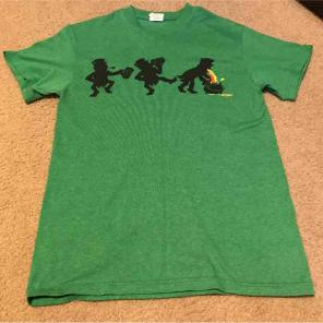 Leprechaun rainbow funny st pattys day T