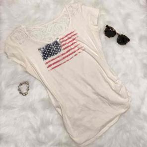 Maternity Top July 4th, medium