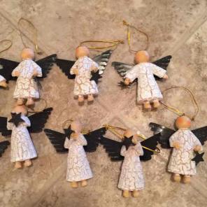 Set of 10 Christmas angels