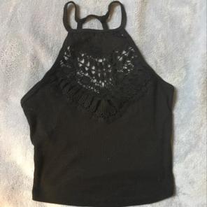 Black Halter Top