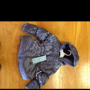 Toddler Girls 3T Gray Shinny Jacket