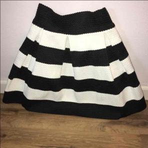 Black and White Skirt