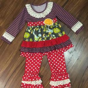New Girls Boutique Ruffle Outfit, 4T