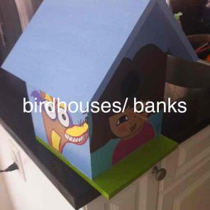 Birdhouses or banks