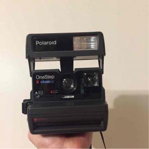 Polaroid close up vintage camera