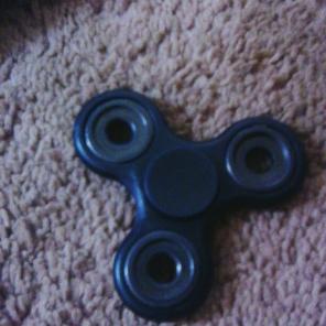 Black fidget spinner