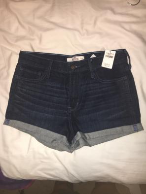 Brand New Size 7 Hollister Jean Shorts