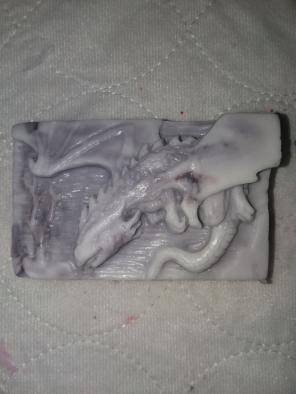 Handcrafted dragon soap