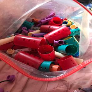 hair rollers and clips
