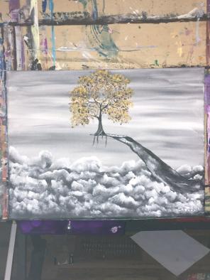 11x14 Acrylic Painting