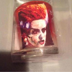 Bride of Frankenstein horror shot glass