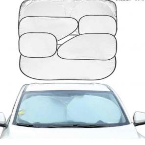 NEW 6-Piece Car Windshield Sun Shade