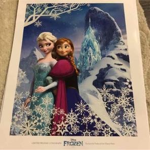 Frozen Anna/Elsa Limited Ed. Lithograph