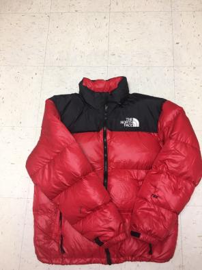 Men's Red And Black Northface Medium