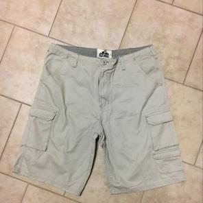 Beige.OLDMILL.Cargo.Shorts