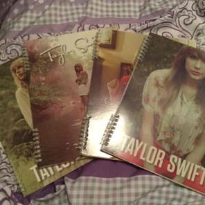 Taylor Swift notebooks