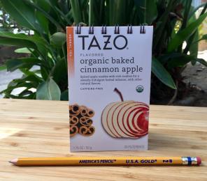 Starbucks Tazo Tea Upcycled Notebook