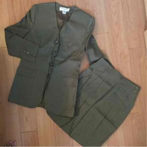 Jones NewYork Linen Jacket/Skirt Suit,6P