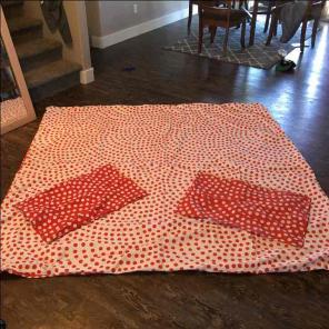 Queen duvet reversible IKEA
