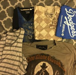 5 Men's XL tops
