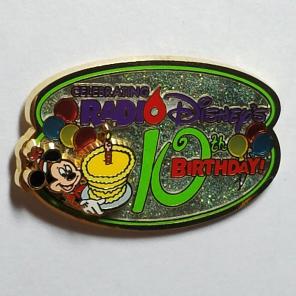 Disney Radio 10th AnniversaryMickey Pin