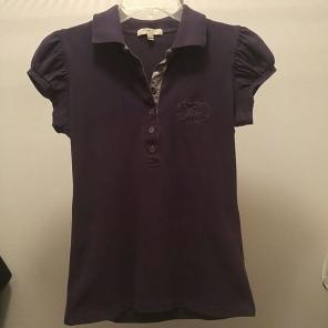 Authentic Burberry purple polo small